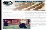 WWEAPONS AND AIKIDOEAPONS AND AIKIDO - … AND AIKIDOEAPONS AND AIKIDO FFallall 20132013 NNewsletter ewsletter If your opponent strikes with fire, counter with water, becoming completely