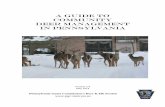 A Guide to Community Deer Management in … Guide to COMMUNITY DEER MANAGEMENT IN Pennsylvania ... This may seem a bit odd but human perceptions define ... diversity often results