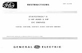 GENERAL ELECTRIC - store.gegridsolutions.com · GEK-36391 STATOTROL II DC DRIVE INTRODUCTION RECEIVINGAND STORAGE This manual contains general information on the As soon as the equipment
