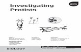 Instructor’s Investigating Manual Protists · group broadly referred to as fungus-like protists. • Describe some of the key characteristics of protists in the following ... Investigating