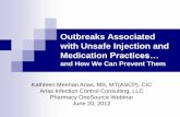 Outbreaks Associated with Unsafe Injection and Medication ...asp.pharmacyonesource.com/images/sentri7/Outbreaks... · Objectives Describe several outbreaks associated with unsafe