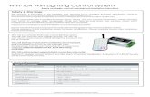 WiFi-104 WiFi Lighting Control System · Included is a 2.4G RF remote ... WiFi-104 WiFi Lighting Control System 1 LED World Inc. ... 4. ios/Android application instructions: 1).