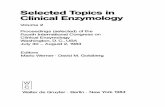 Selected Topics in Clinical Enzymology - CORE · Selected Topics in Clinical Enzymology Volume 2 ... G* Sa Imeri C\, ... Weinshilboum 3^3 Enzymatic Conversion of GABA and 2-Pyrrolidone: