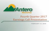 Fourth Quarter 2017 Earnings Call Presentations1.q4cdn.com/.../2018/02/4Q2017-Earnings-Call-Presentation-2.14.1… · Cautionary Statement This presentation includes "forward-looking