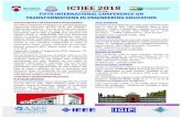 ICTIEE 2018 Draft TCE Flyer 12 may 2017ictiee.org/ictiee2018/wp-content/uploads/2017/06/ICTIEE-2018... · • Krishna Vedula, ... • Vijay Dhir, Professor and Former Dean, ... IIT
