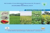 All India Coordinated Research Project - Crop … AR 2015-16.pdfand realizing the importance of agrometeorological research support for enhancing food ... Bangalore Pigeonpea Mango