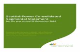 ScottishPower Consolidated Segmental Statement 2016 … · ScottishPower Consolidated ... for such internal control as directors determine is necessary to enable the preparation of