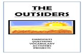 THE OUTSIDERS - Winston-Salem/Forsyth County Schools · FUN AND CREATIVE LESSONS ON… THE OUTSIDERS This package provides students with everything they need to complete a Novel Study