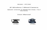 Wireless IP Camera - HomeSeer · IPCAM User Manual - 1 - 1 WELCOME IPCAM is an integrated wireless IP Camera solution. It combines a high quality digital video Camera with network