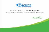 P2P IP CAMERA - The Home Depot€¦ · P2P IP CAMERA Quick Installation Manual O-P Network Camera Installation Manual HBP. 1 ... Press the IPCAM WPS during the red …