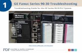 - GE Fanuc | GE PLC€¦ · The GE Fanuc Series 90-30 PLC System has the largest installed base of all GE PLC’s, therefore we felt it was ... install a battery on the front of your