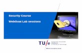 Security Course WebGoat Lab sessions - TU/ejhartog/CourseSecurity/materials/lab2.pdf · Initial Setup Tamper Data Web Goat Lab Session 2 HTTP Basics Sniffing Parameter Tampering Lab