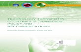 Technology Transfer in Countries in Transition FINAL … · 2 Technology Transfer in Countries in Transition: Policy and Recommendations I. Introduction, background and implementation