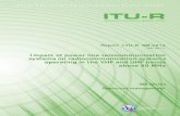Impact of power line telecommunication systems on .... ITU-R SM.2212 1 REPORT ITU-R SM.2212 Impact of power line telecommunication systems on radiocommunication systems operating in