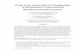 From Trace Generation to Visualization: A Performance ... · From Trace Generation to Visualization: A Performance Framework for Distributed Parallel Systems 3 regardless of systems