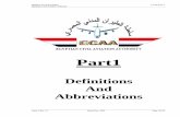 EGYPTIAN CIVIL AVIATION AUTHORITYcivilaviation.gov.eg/Regulations/ECAR Nov2016/part 1/Part 1.pdf · Ministry of Civil Aviation ECAR Part 1 Egyptian Civil Aviation Authority Issue