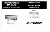 INSTRUCTION MANUAL MODEL 4010A - Amazon Web …€¦ ·  · 2018-02-27instruction manual manual de instrucciones model 4010a modelo 4010a 2 mhz function generator 2mhz generador