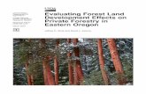 Evaluating Forest Land - US Forest Service · Evaluating Forest Land ... with resulting policy- and management-relevant economic and ecological consequences. From an economic perspective…