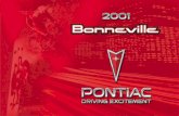 2001 Pontiac Bonneville - Vaden GMPP Pontiac Bonneville Owner's Manual Litho in U.S.A. ... learn about some things you should not do with air bags and safety belts. 1-2 Seats and Seat