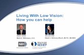Living With Low Vision: How you can help - National … Low Vision Exam • • Case history Ocular history Medical history Developmental history Educational history Visual difficulties