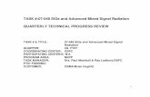 TASK #:07-048 SiGe and Advanced Mixed Signal … TASK #:07-048 SiGe and Advanced Mixed Signal Radiation QUARTERLY TECHNICAL PROGRESS REVIEW TASK # & TITLE: 07-048 SiGe and Advanced