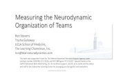 Measuring the Neurodynamic Organization of Teams · Measuring the Neurodynamic Organization of Teams Ron Stevens Trysha Galloway . UCLA School of Medicine, The Learning Chameleon,