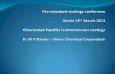 Who is Dover Chemical? - European Coatings · Who is Dover Chemical? Largest manufacturer of chlorinated paraffins, olefins and esters Largest producer of solid CP resin Largest liquid