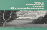 The British Golf Greenkeeper - Michigan State Universityarchive.lib.msu.edu/tic/bigga/bggk/article/1972dec.pdf · ADVERTISEMENT OFFICE Medi: ... This trend i n golf cours e architectur