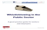 Whistleblowing in the Public Sector - Audit Scotland practice and wrongdoing that could harm ... Albert Einstein T ... WHISTLEBLOWING IN THE PUBLIC SECTOR A good practice guide for