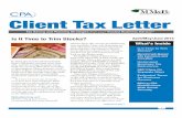 Client Tax Letter - MM&Bmmbllp.biz/.../uploads/sites/5/2014/06/MMB-Client-Tax-Letter.pdf · Client Tax Letter Tax Saving and Planning Strategies from your Trusted Business Advisor