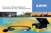 Power Distribution Solutions for Shipyards - Lex Products€¦ · Shipyard Products & Capabilities Contact Lex Products: 800.643.4460 info@lexproducts.com More products available