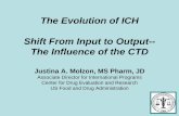 The Evolution of ICH Shift From Input to Output-- The ... Evolution of ICH Shift From Input to Output--The Influence of the CTD ... submission record & notifies document room.