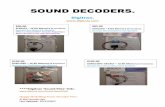 SOUND DECODERS. - Decoder Wiz - The Sound Wizard of … Wiz PRICE LIST.pdf · Previous Version of Tsunami Sound Decoders. They are available in 1 Amp Version as shown below (TSU-1100),