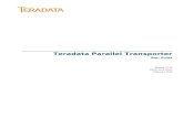 Teradata Parallel Transporter User Guide - Downloads | Teradata … ·  · 2014-12-11• Advanced topics, including advanced Teradata Database considerations, advanced scripting