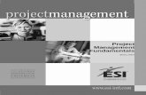 Project Management Fundamentals - media.govtech.netmedia.govtech.net/.../2007/GTC_WEST/P01_PM_Fundamentals.pdf · Project Management Fundamentals Month 1998 ©ESI 4 © ESI April 2007