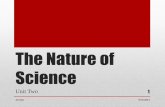 The Nature of Science - mrsaverettsclassroom.com · Averett 9/25/2013 2 . The Nature of Science •The goal of science is to investigate and understand nature, ... Scientific Method: