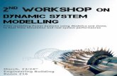 WORKSHOP on DYNAMIC SYSTEM MODELLING€¦ · From modelling Power Systems using Modelica and Dome, ... analysis 14.45 Ioannis ... 9.30 Ivan Dudurych Real-time dynamic modelling of
