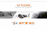 VTDR - PTC Water Jetting · PTC VTDR HP & UHP R OBO T 8 VTDR Dry/Wet Blasting High performance open blasting The VTDR Dry/Wet Blasting module is designed for all vertical steel open