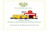 2016-2017 General Enrollment Information Tuition ... 2016-2017 General Enrollment Information Tuition & Admission Policies