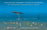The standardized operator-driven solution Controls & Integration Universal Master Control Station The standardized operator-driven solution