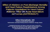 Effect of Aliskiren on Post-discharge Mortality and Heart ...intranet.cardiol.br/coberturaonline/slides/ASTRONAUT Presentation... · Effect of Aliskiren on Post-discharge Mortality