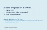Disease progression in COPD - Airway Vista · Disease progression in COPD: ... Washki et al Am J Resp Crit Care Med 2015; 192: 295-30 SE Daily activity is lower after 3 years with