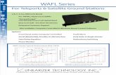 WAFL Series - lintech.com Series-Product Summary 1. Version/Frequency Range WAFL- 2000 L/S-Band Linearizer WAFL- 6000 C-Band Linearizer WAFL- 8000 X-Band Linearizer WAFL- 14000 Ku-Band
