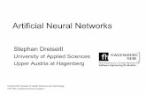 Artificial Neural Networks - MIT OpenCourseWare ·  · 2017-12-28Artificial Neural Networks Stephan Dreiseitl University of Applied Sciences Upper Austria at Hagenberg Harvard-MIT