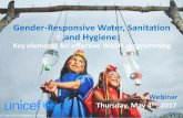 Gender-Responsive Water, Sanitation and Hygiene Water, Sanitation and Hygiene: Key elements for effective WASH programming Thursday, May 4th, 2017 Webinar Gender Equality and WASH