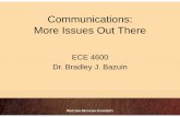 Communications: More Issues Out There - …bazuinb/ECE4600/Ch14_end.pdf– if you know the symbols being used, could one convolutional code leading to an appropriate trellis decoding