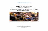 High School Robotics Curriculum Essentials … Essentials...High School Robotics Curriculum Essentials Document Boulder Valley School District Department of CTEC March 2012 6/25/2012