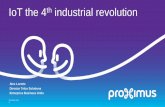 IoT the 4th industrial revolution - SAS 19, 2015 · the world in Bio (2012-2020) ... IoT the 4th industrial revolution! 19 October 2015 6 Robotisation Introduction of a “moving”