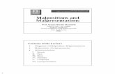 Malpositions and Malpresentations - alhefzi.com presentation. 2 ... Placenta (previa) Amniotic fluid (poly/oligohydramnios) ... Abnormalities in fetal tone and movement (IUFD) 3.