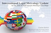 International Legal Metrology Updateo10afd-3...All three parts of OIML R137 “ Gas Meters ” have now been published. • A new ANSI B109 standard is under development that is significantly